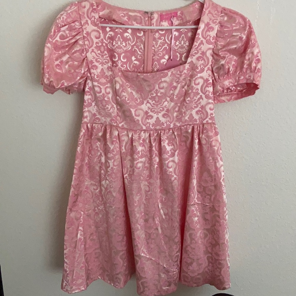 Dolls Kill Babydoll Pink Dress